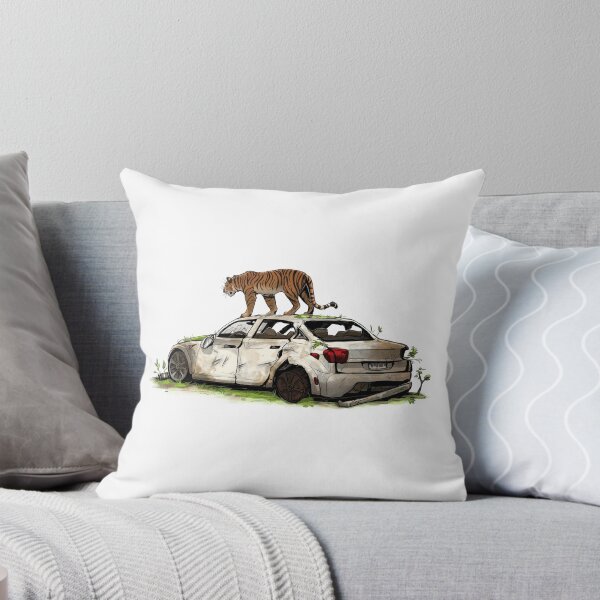 Item preview, tiger on a car  designed and sold by chaoticcaprisun.