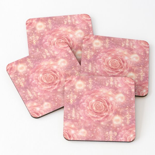 Item preview, Valentine’s Rose Light Language Grid | Seamless Pattern designed and sold by Theetherhaven.