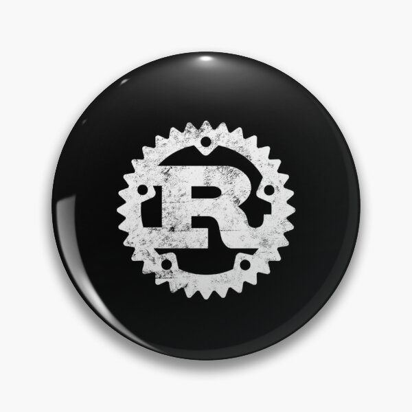 Item preview, Rust Programming Logo Print Distressed  designed and sold by MariePeterson1.