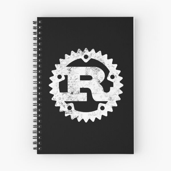 Item preview, Rust Programming Logo Print Distressed designed and sold by MariePeterson1.