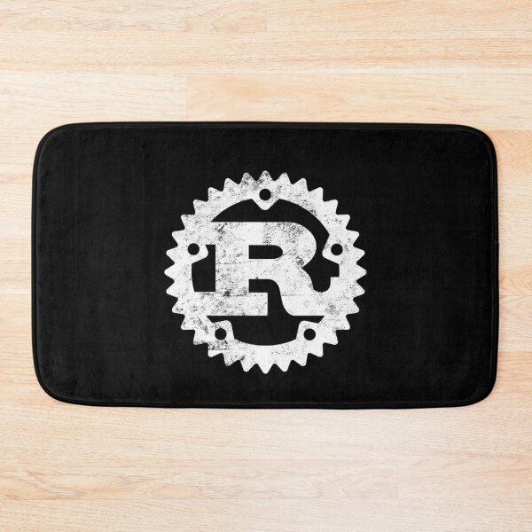 Item preview, Rust Programming Logo Print Distressed  designed and sold by MariePeterson1.