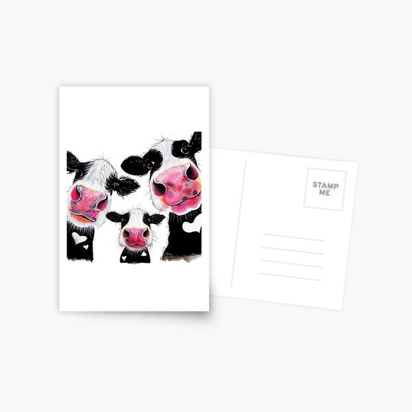 Item preview, CoW PRiNT, ANiMaL PRiNT ' THe NoSeY FaMiLY ' BY SHiRLeY MacARTHuR designed and sold by Shirley MacArthur Limited.