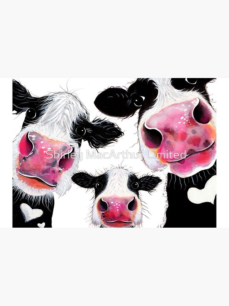 CoW PRiNT, ANiMaL PRiNT ' THe NoSeY FaMiLY ' BY SHiRLeY MacARTHuR by ShirleyMacA