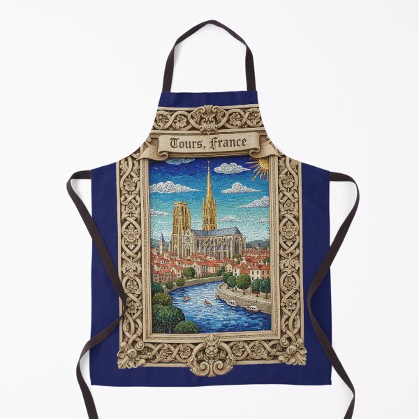 Item preview, Tours France – Cathedral Mosaic Poster Art designed and sold by FrancophileFun.