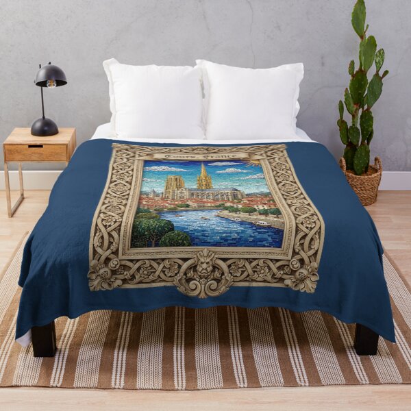 Item preview, Tours France – Cathedral Mosaic Poster Art designed and sold by FrancophileFun.