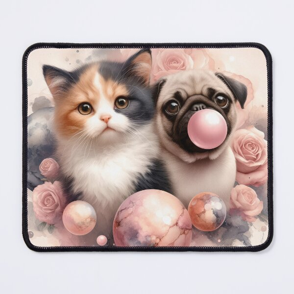 Item preview, Cute Bubblegum Besties designed and sold by Vivien la Muse.