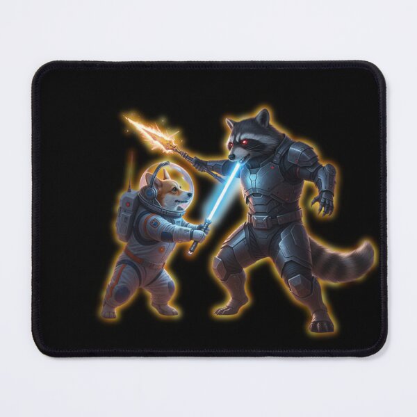Item preview, Corgi Coon DeathMatch designed and sold by LevonsCrazyArt.