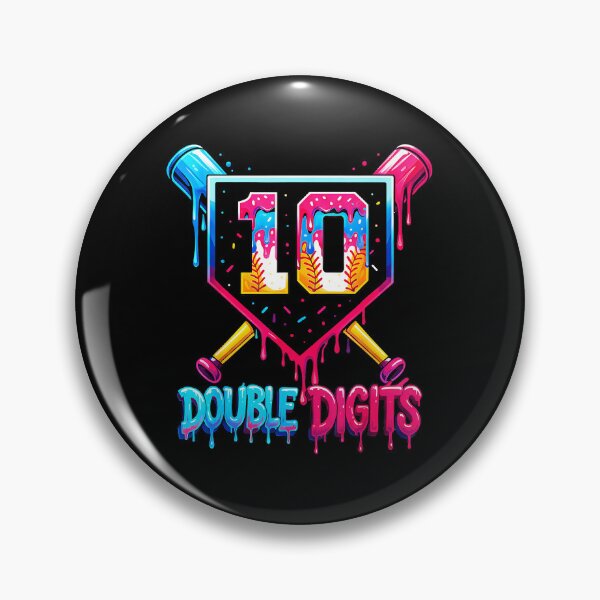 Item preview, 10 Double Digits Baseball Drip Graphic designed and sold by miaa-artistshop.