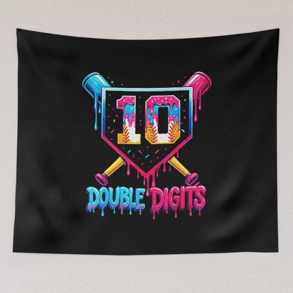 Item preview, 10 Double Digits Baseball Drip Graphic designed and sold by miaa-artistshop.