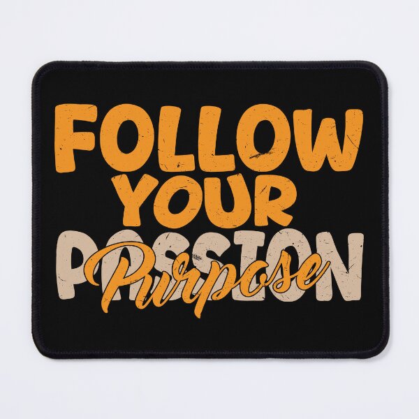 Item preview, Follow Your Purpose vs Passion – Christian Faith Values Quote designed and sold by Verse & Vibes.