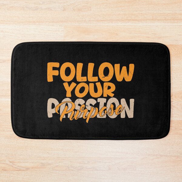 Item preview, Follow Your Purpose vs Passion – Christian Faith Values Quote designed and sold by Verse & Vibes.