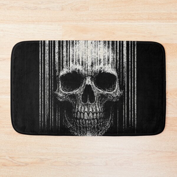 Item preview, Dark Gothic Barcode Skull – Identity Erased  designed and sold by Mortisigil.