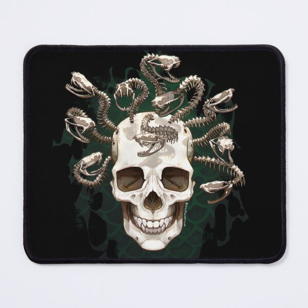 Item preview, Medusa's skull designed and sold by chaoticcaprisun.