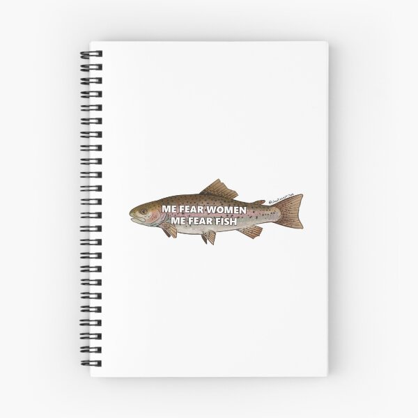 Item preview, me fear women, me fear fish designed and sold by chaoticcaprisun.