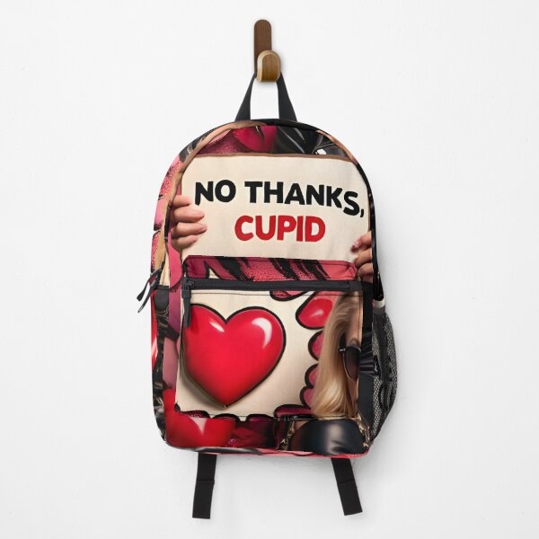 Item preview, No Thanks Cupid - Bad Valentine Club Sassy Pop Art Girl designed and sold by PopOutDreams.