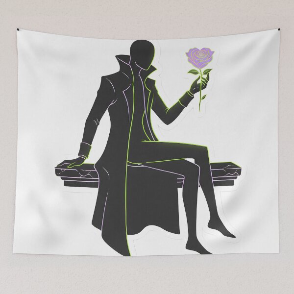 Item preview, Vamp Romantic Stickman Bioluminescent Dark Academia Goth Aesthetic designed and sold by StickyGuys.