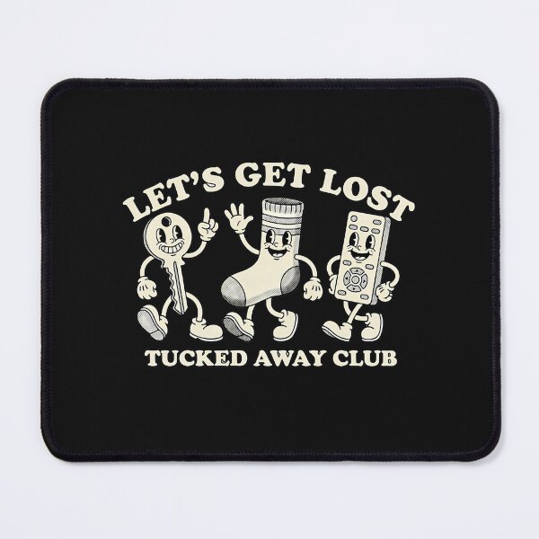 Item preview, Let'S Get Lost Tucked Away Club - Funny Retro Rubber Hose Cartoon designed and sold by MichaelWayne1.