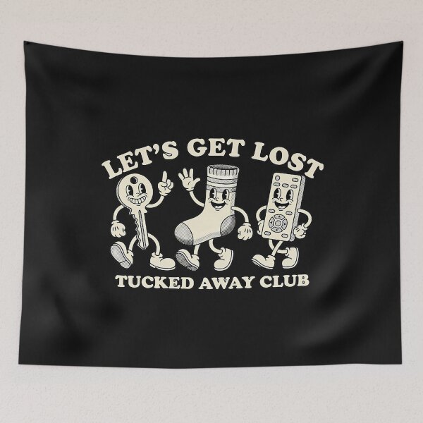 Item preview, Let'S Get Lost Tucked Away Club - Funny Retro Rubber Hose Cartoon  designed and sold by MichaelWayne1.