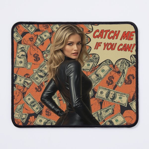 Item preview, Catch Me If You Can - Sexy Pop Art Money Heist Girl designed and sold by PopOutDreams.