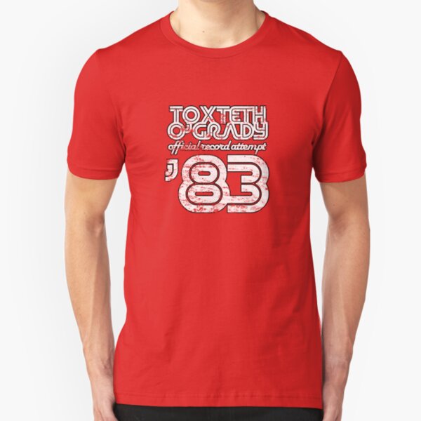 Toxteth O'Grady, official record attempt 1983 Slim Fit T-Shirt