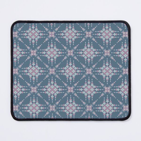 Item preview, Seamless geometric pattern with ethnic tribal motifs on dark blue background designed and sold by RS4you.