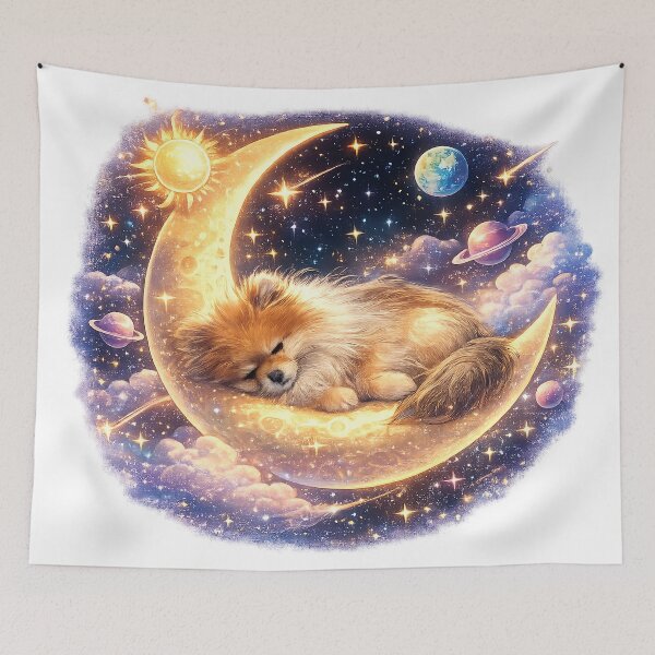 Item preview, Sweet Dreams Pomeranian designed and sold by StrayaDesign.