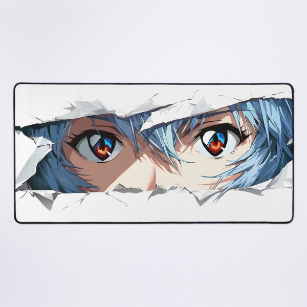 Item preview, Rei Ayanami Neon Genesis Evangelion Red Eyes Peeker designed and sold by PMartistStudio.