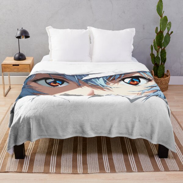 Item preview, Rei Ayanami Neon Genesis Evangelion Red Eyes Peeker designed and sold by PMartistStudio.