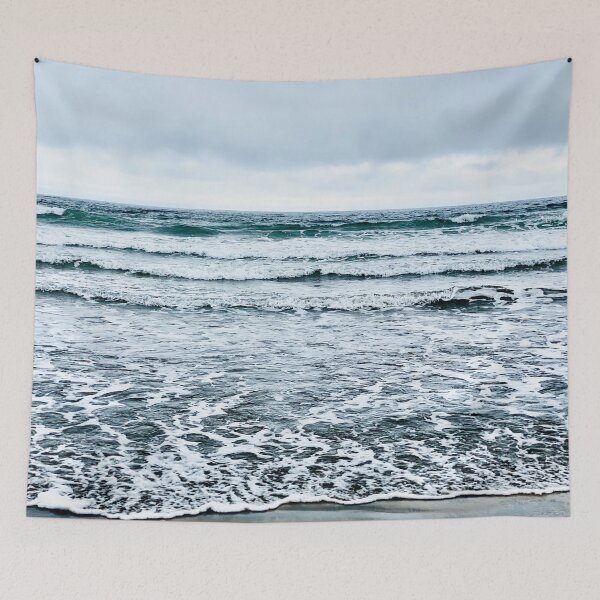 Item preview, Moody Coastal Waves designed and sold by LuizaK.