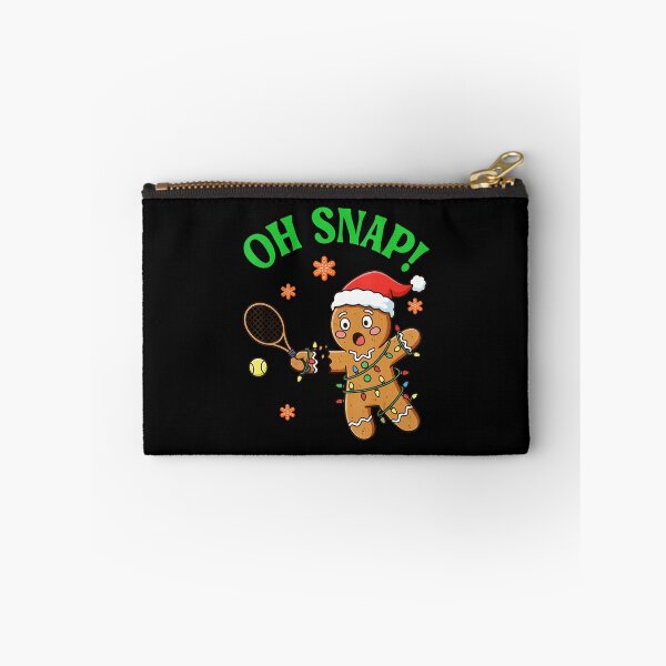 Item preview, OH SNAP Funny Gingerbread Tennis Christmas designed and sold by WayTBeenkenArt.