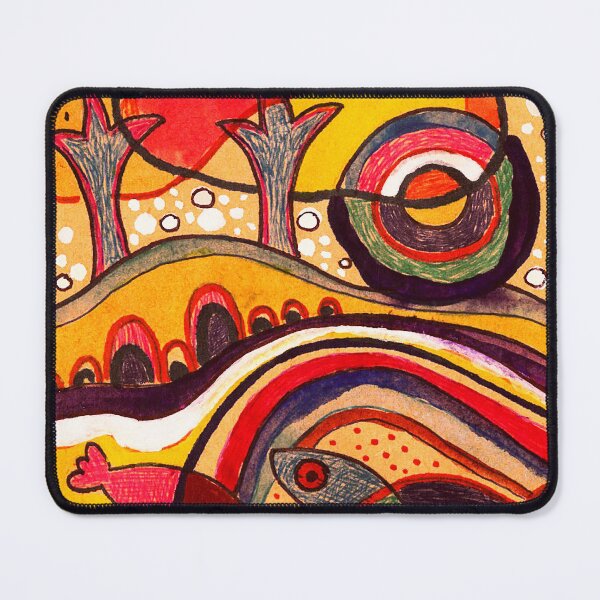 Item preview, Beneath the Colorful Current designed and sold by Behnaz Art Studio.
