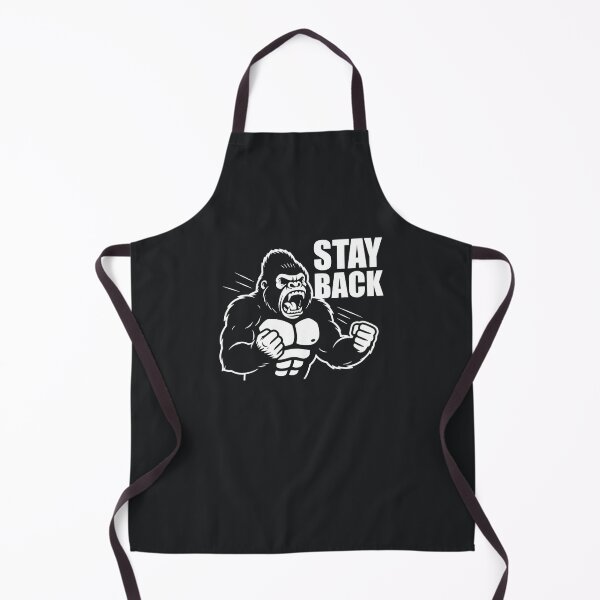 Item preview, Stay Back – Angry Gorilla Power Illustration designed and sold by Taans-Creation.