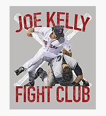 Vintage Joe Kelly Fight Boston Baseball Club T-Shirt Photographic Print