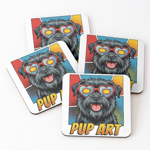 Item preview, Affenpinscher Pop Art Dog Heart Sunglasses designed and sold by k3rstman1.