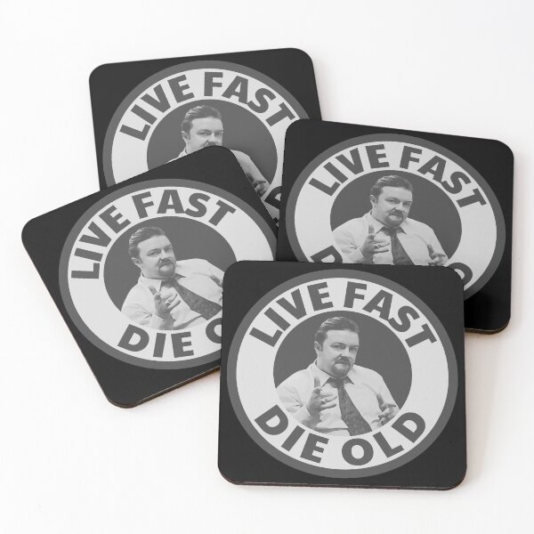 Item preview, Live fast die old Brent Quote designed and sold by UNK-Fatigues.