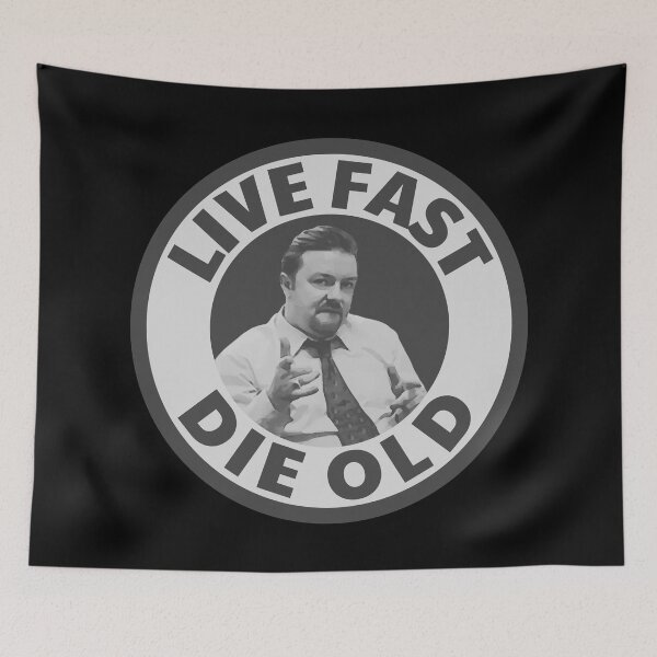 Item preview, Live fast die old Brent Quote designed and sold by UNK-Fatigues.