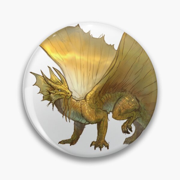 Item preview, dnd gold dragon designed and sold by chaoticcaprisun.