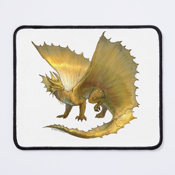 Item preview, dnd gold dragon designed and sold by chaoticcaprisun.