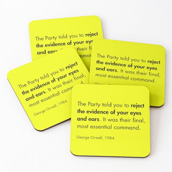 Item preview, The Party's most essential command (Orwell, 1984) (black text) designed and sold by mimsythe1st.