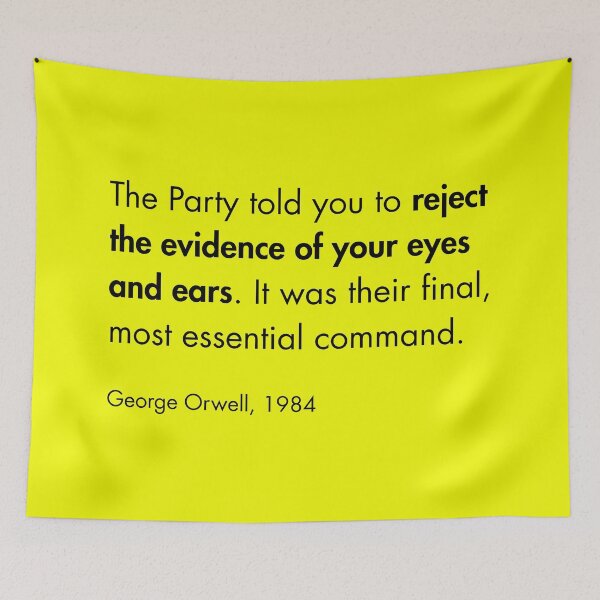 Item preview, The Party's most essential command (Orwell, 1984) (black text) designed and sold by mimsythe1st.