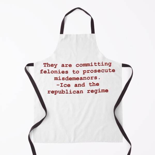 Item preview, They Are Committing Felonies to Prosecute Misdemeanors – Political Protest Quote designed and sold by aadventures.