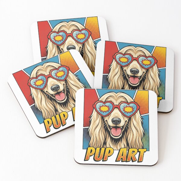 Item preview, Pup Art Retro Comic Afghan Hound designed and sold by k3rstman1.
