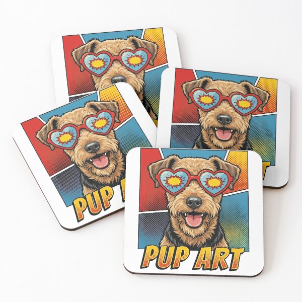 Item preview, Pop Art Airedale Terrier Dog Pup Art designed and sold by k3rstman1.