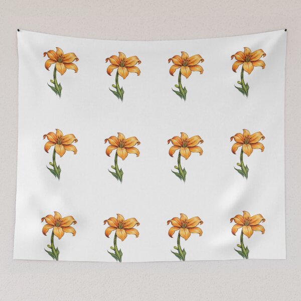 Item preview, orange lily in bloom designed and sold by ScaleraStore.