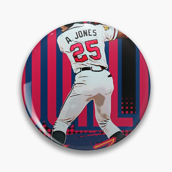 Item preview, Andruw Jones Baseball Art - Iconic Swing With Jersey 25 designed and sold by momingraphic89.