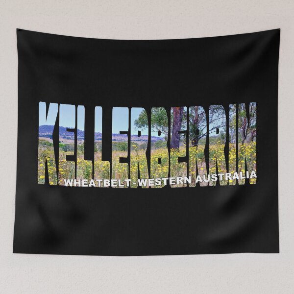 Item preview, KELLERBERRIN Wheatbelt Western Australia - Outback Yellow Wildflowers designed and sold by Adam Gormley.
