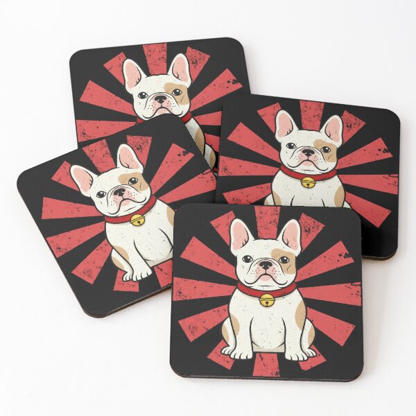 Item preview, French Bulldog Illustration Japanese Rising Sun Style designed and sold by JEFDodsonArt.