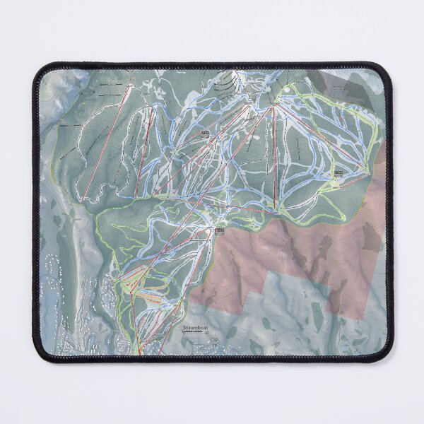 Item preview, Steamboat Resort Trail Map designed and sold by Mapsynergy.