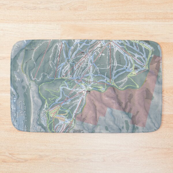 Item preview, Steamboat Resort Trail Map designed and sold by Mapsynergy.