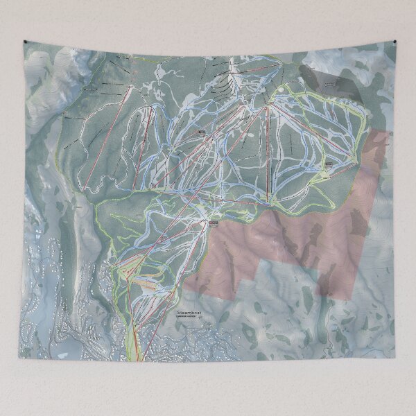 Item preview, Steamboat Resort Trail Map designed and sold by Mapsynergy.